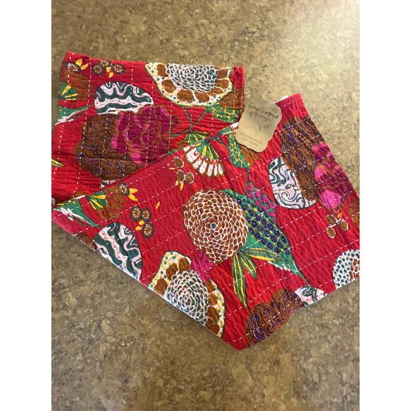 Hand Stitched Kanthra Infinity Scarf - Picture 1 of 6